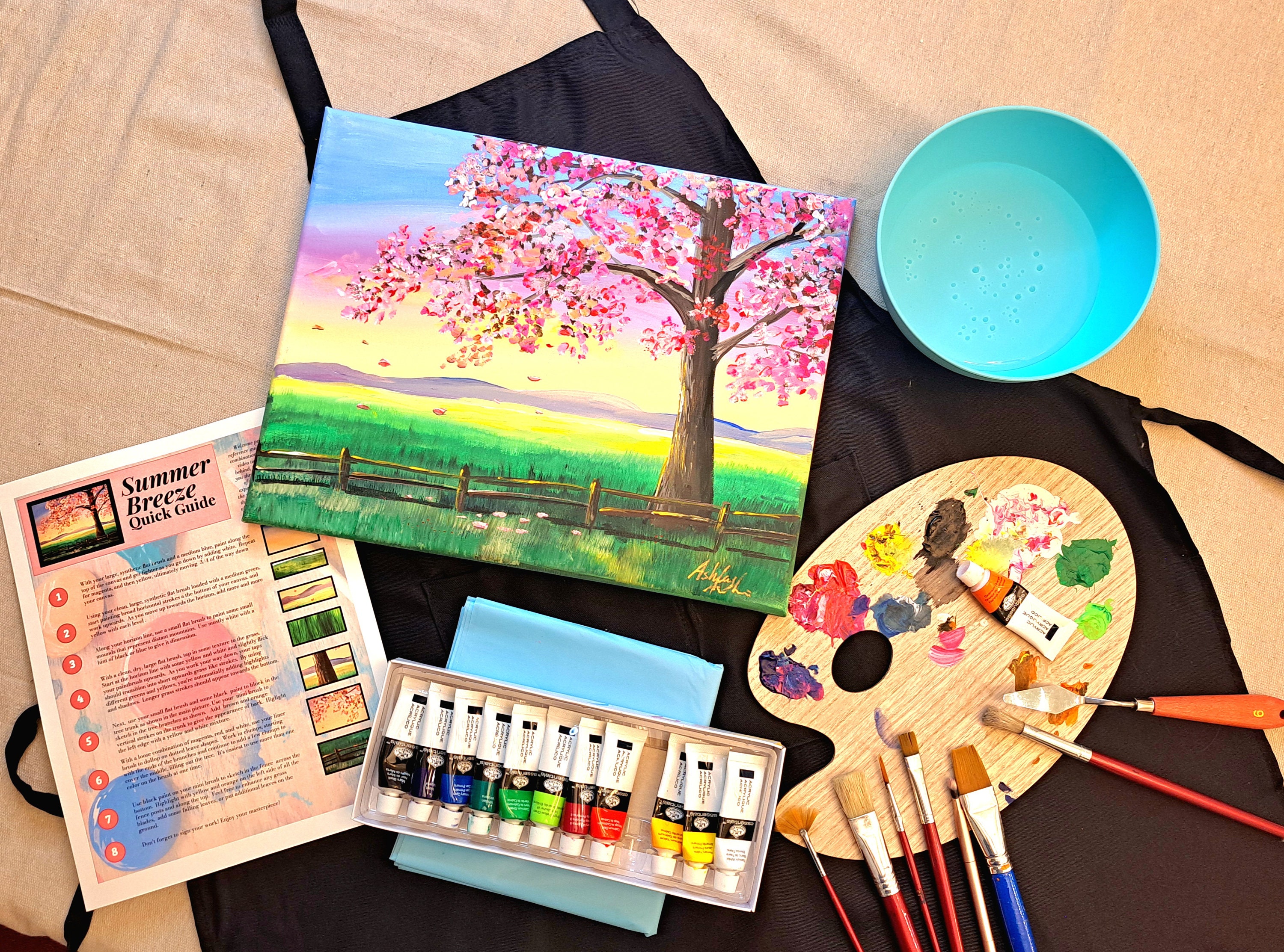 Paint Party Kit, Group Painting, Date Night Painting, Paint