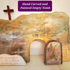 Easter Empty Wooden Tomb