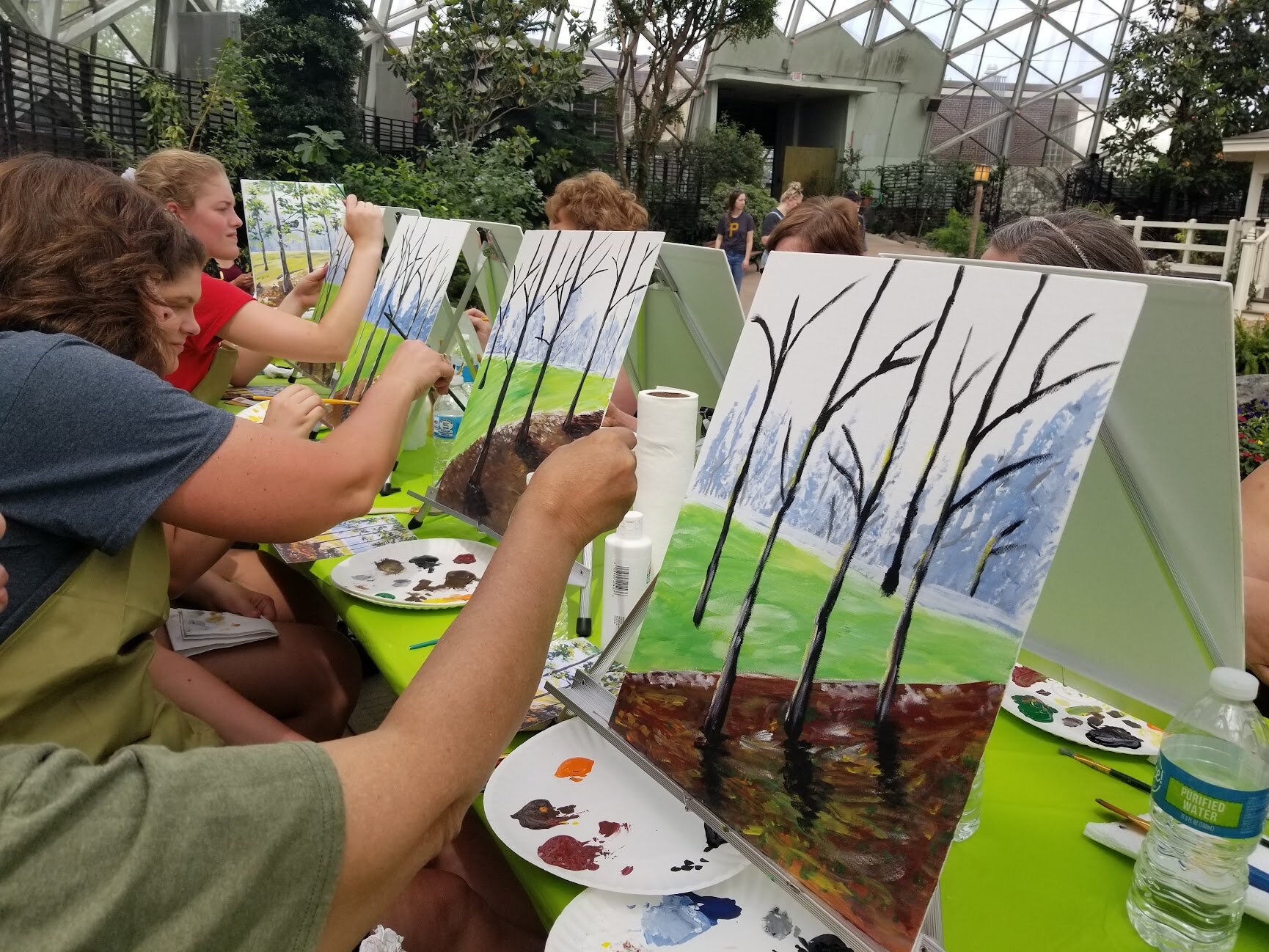 Paint Party Kit Group Painting Date Night Painting Paint Etsy