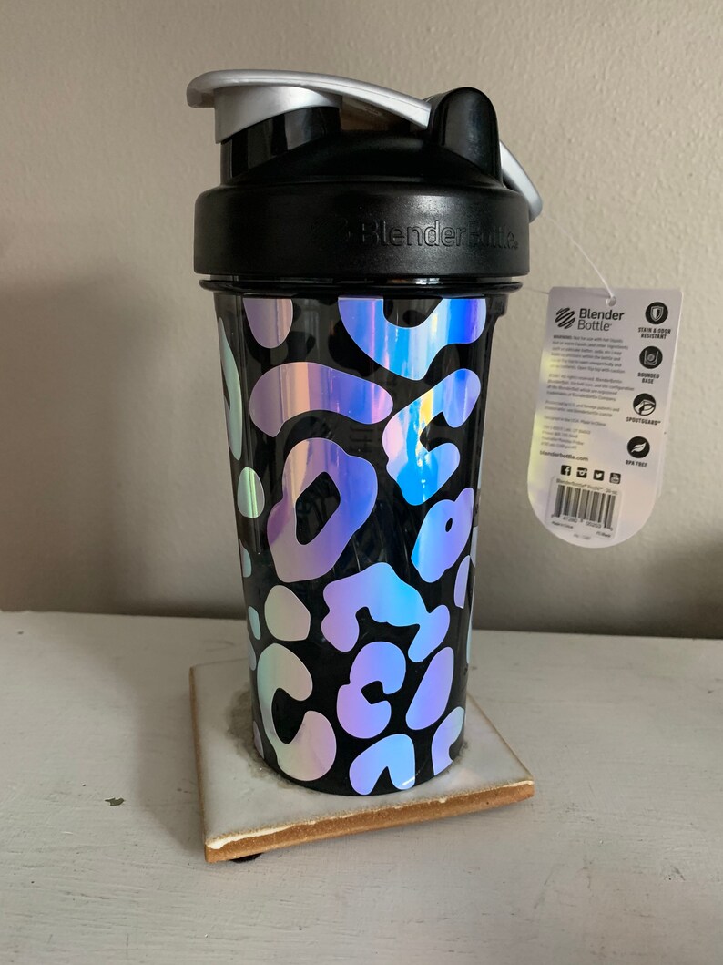 Leopardized CUPS Blender Bottle Shaker Bottle Tumbler Cold Etsy Canada