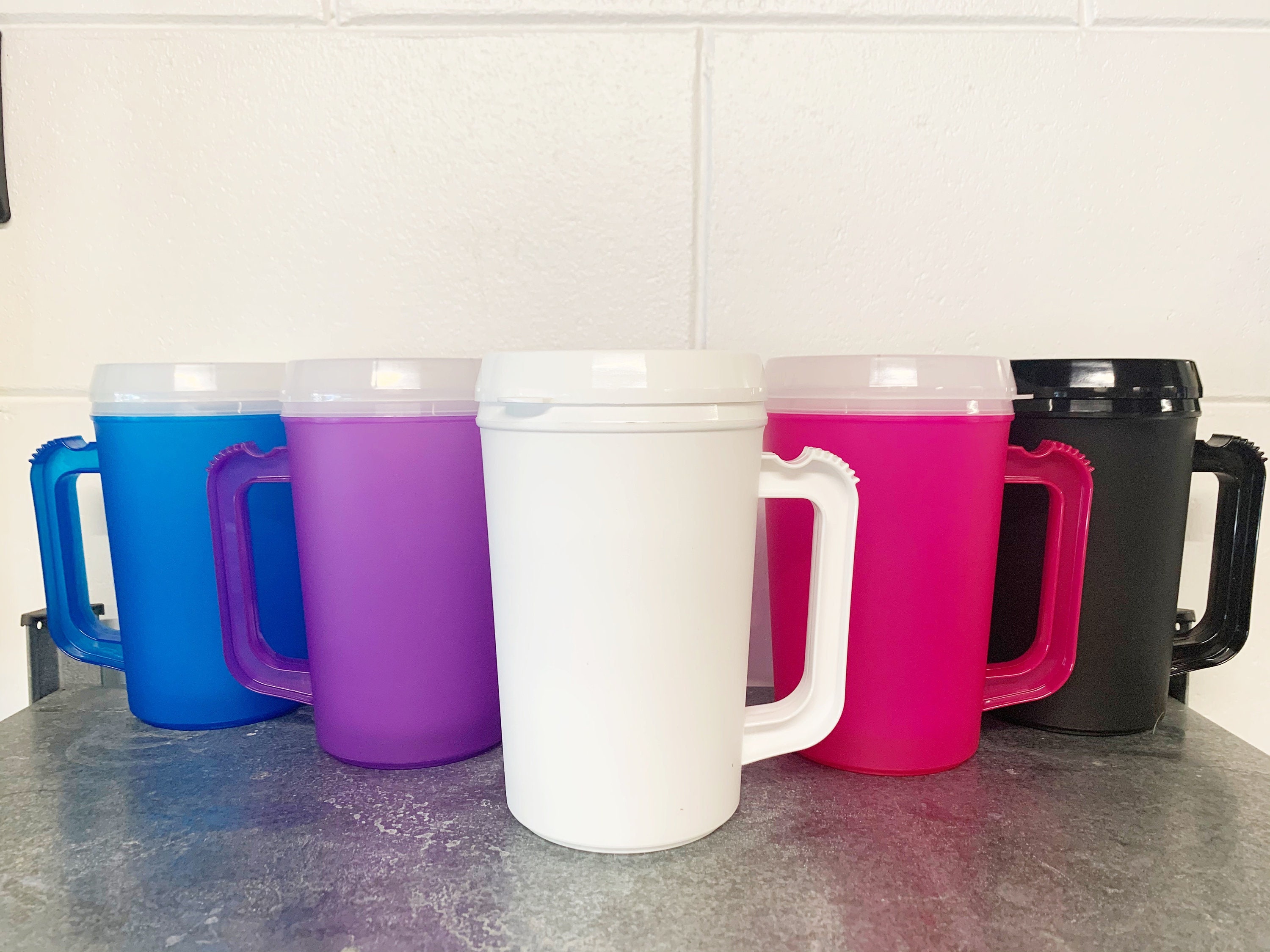 Mega Mugs 22oz Double Wall Insulated Hot/Cold Thermos Mug Etsy