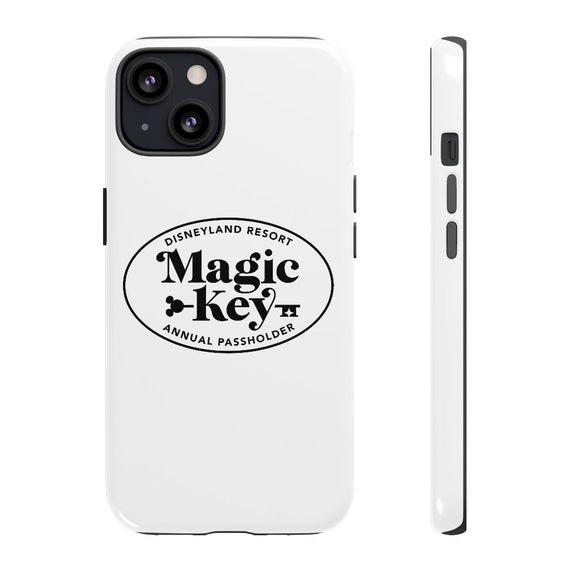 Disney Inspired Disneyland Magic Key Annual Passholder Phone Etsy
