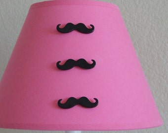 Mustache Lampshade Magnets, Set of 4