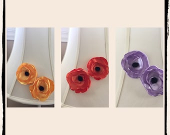 Poppy Lampshade Magnet, Tangerine, Purple or Yellow