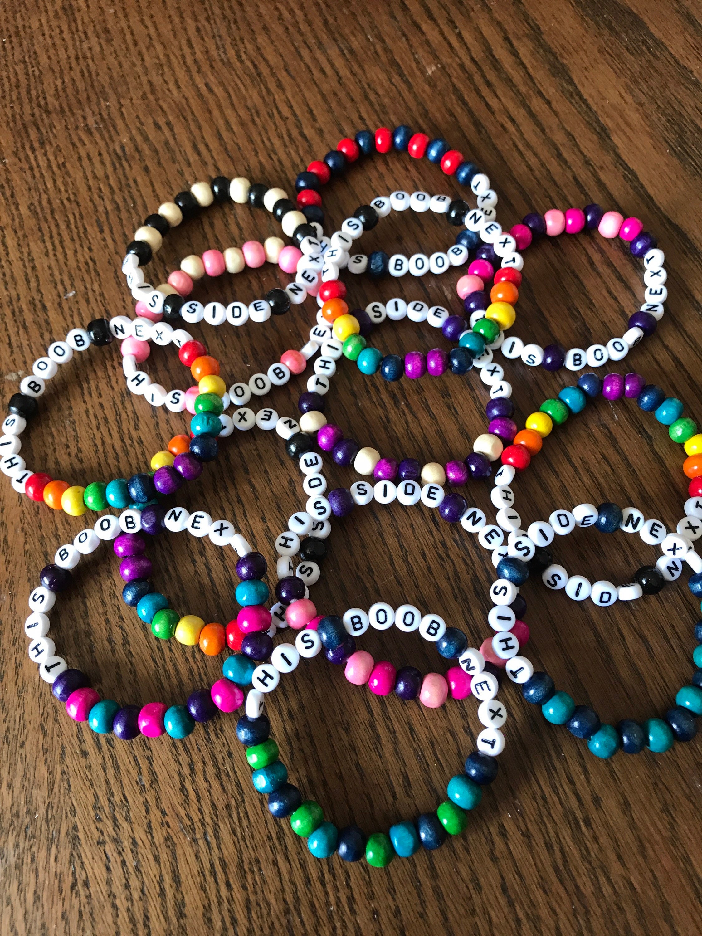 Breastfeeding Reminder Bracelet This Boob Next bracelet This | Etsy