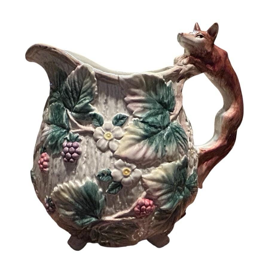 Fitz and Floyd Fox Pitcher - Etsy