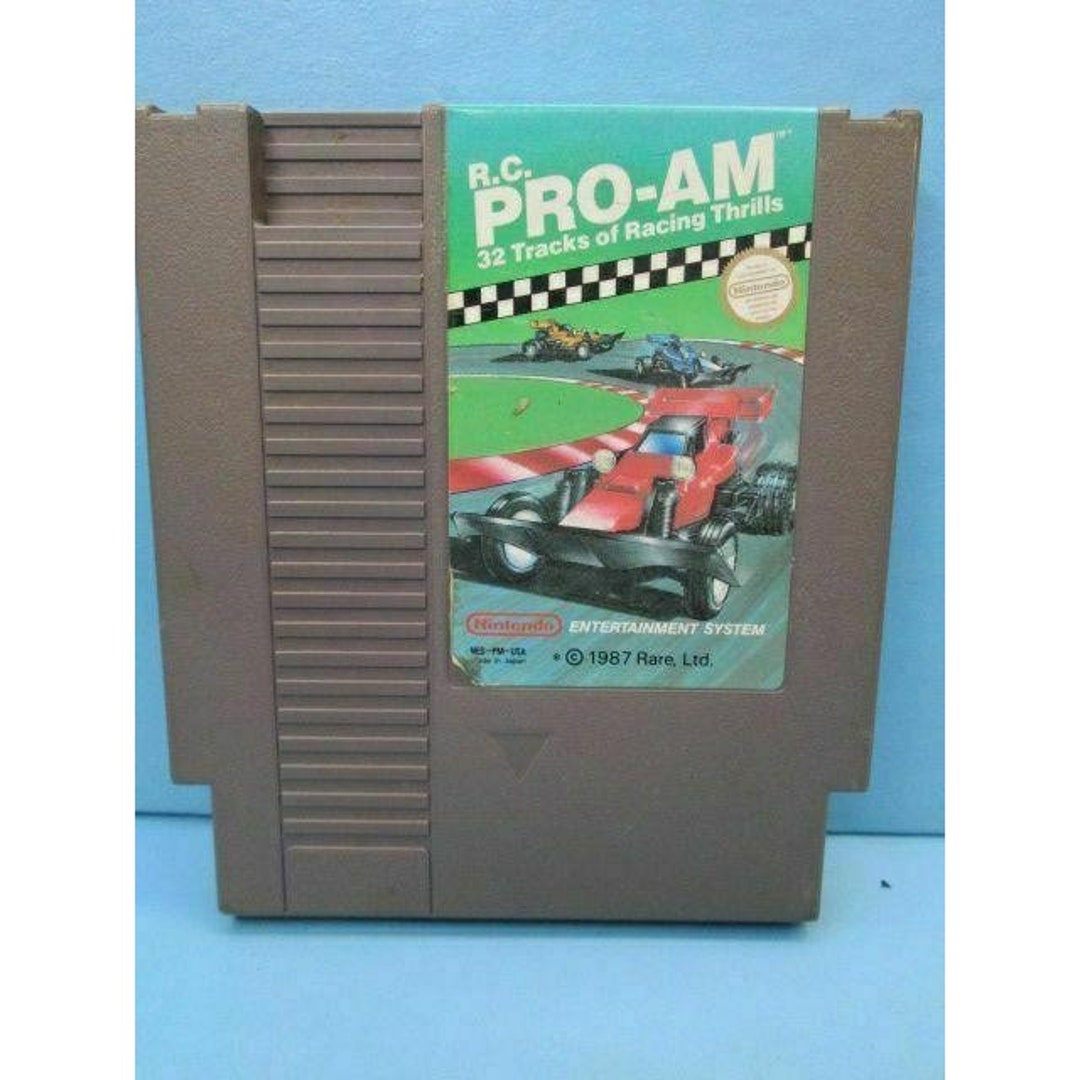 Nintendo NES R.C. Pro-am 32 Tracks of Racing Thrills - Etsy