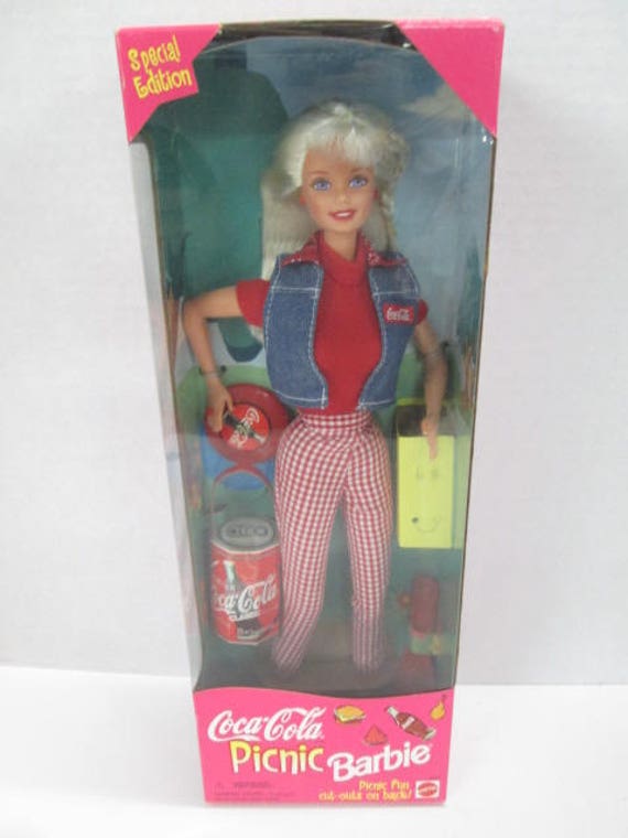 mattel coca cola picnic barbie 1997