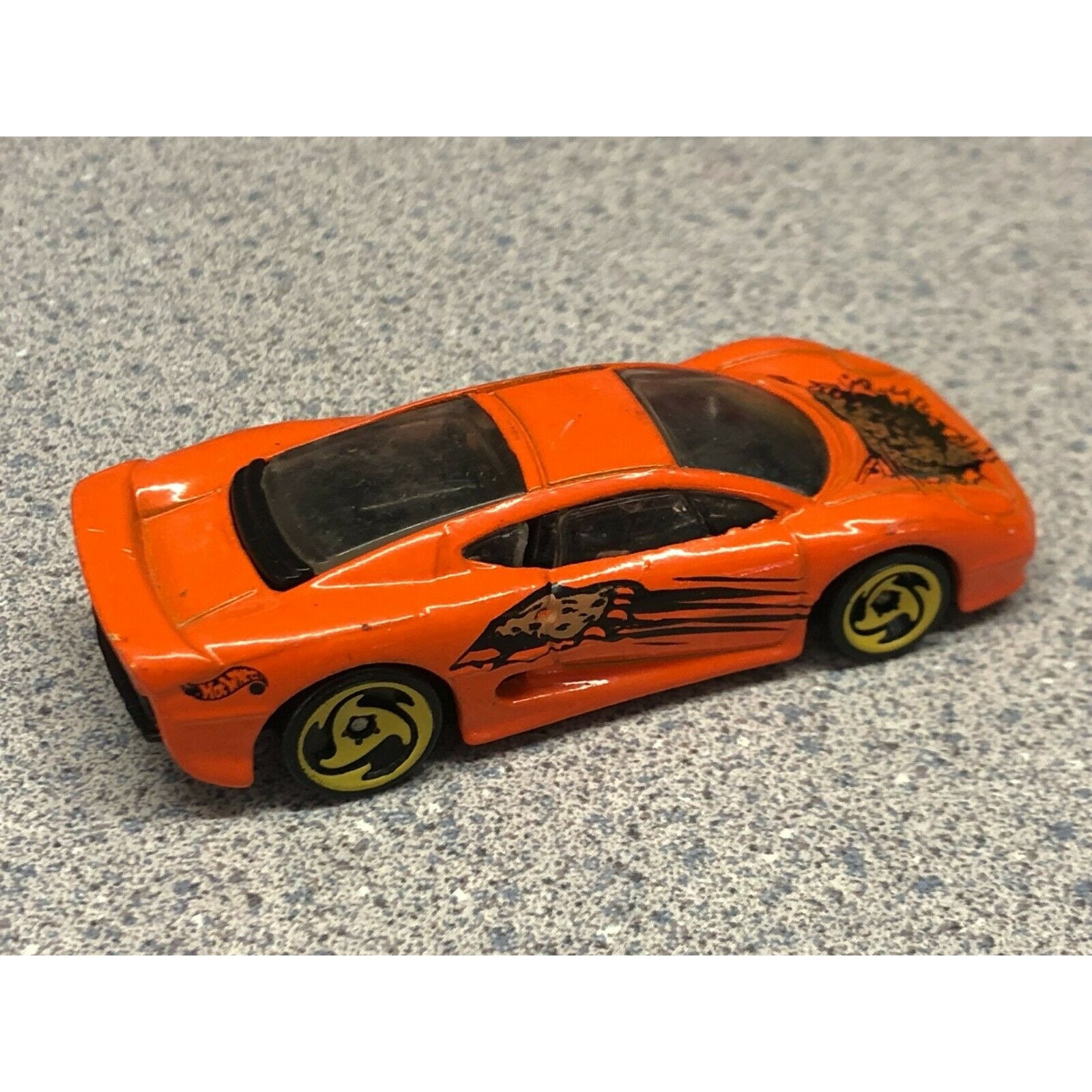 Hot Wheels 1992 Orange Ferrari - Etsy