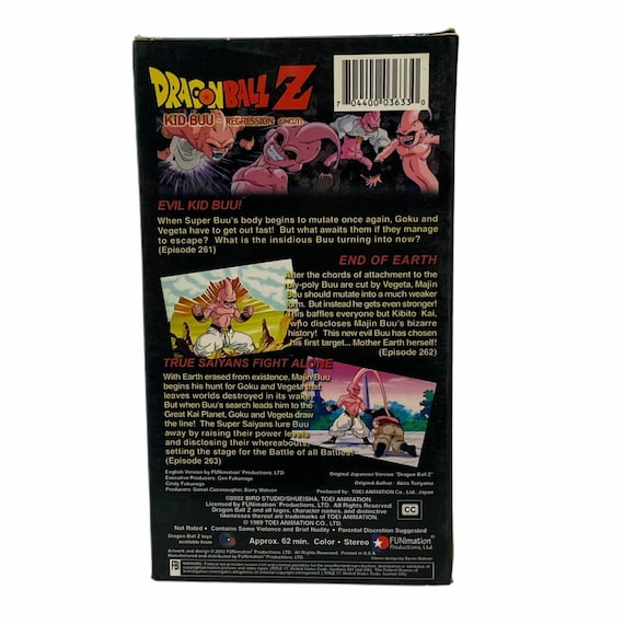 Dragon Ball Z Androids Saga Edited VHS Box Set Anime 4 Tape Set Funimation  DBZ
