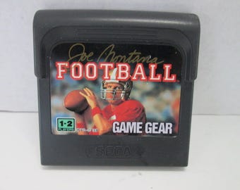 Joe Montana Football Sega Game Gear COMPLET PAL CIB