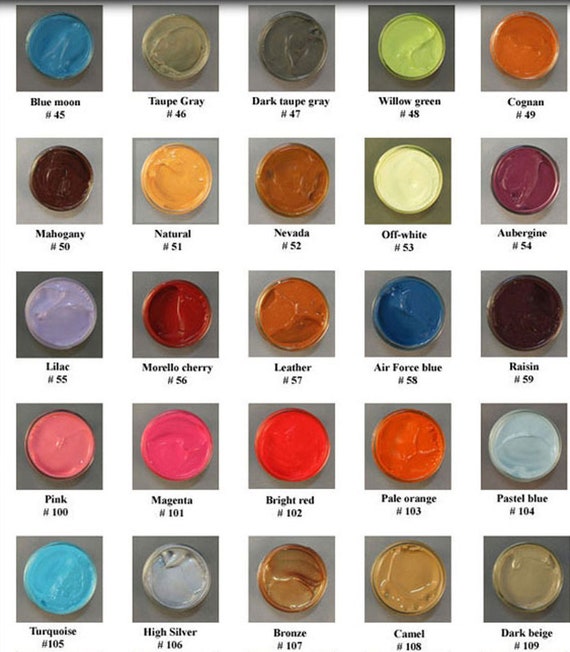 S Shoe Cream Color Chart