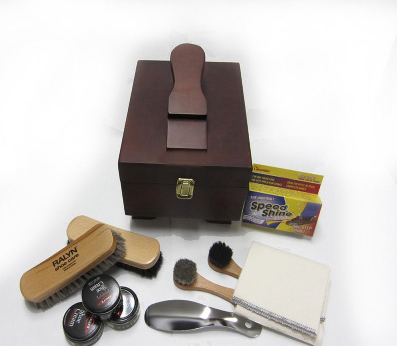 Shoe Shine Kit Etsy