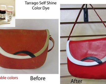 Red #12 Tarrago Self Shine Leather Dye