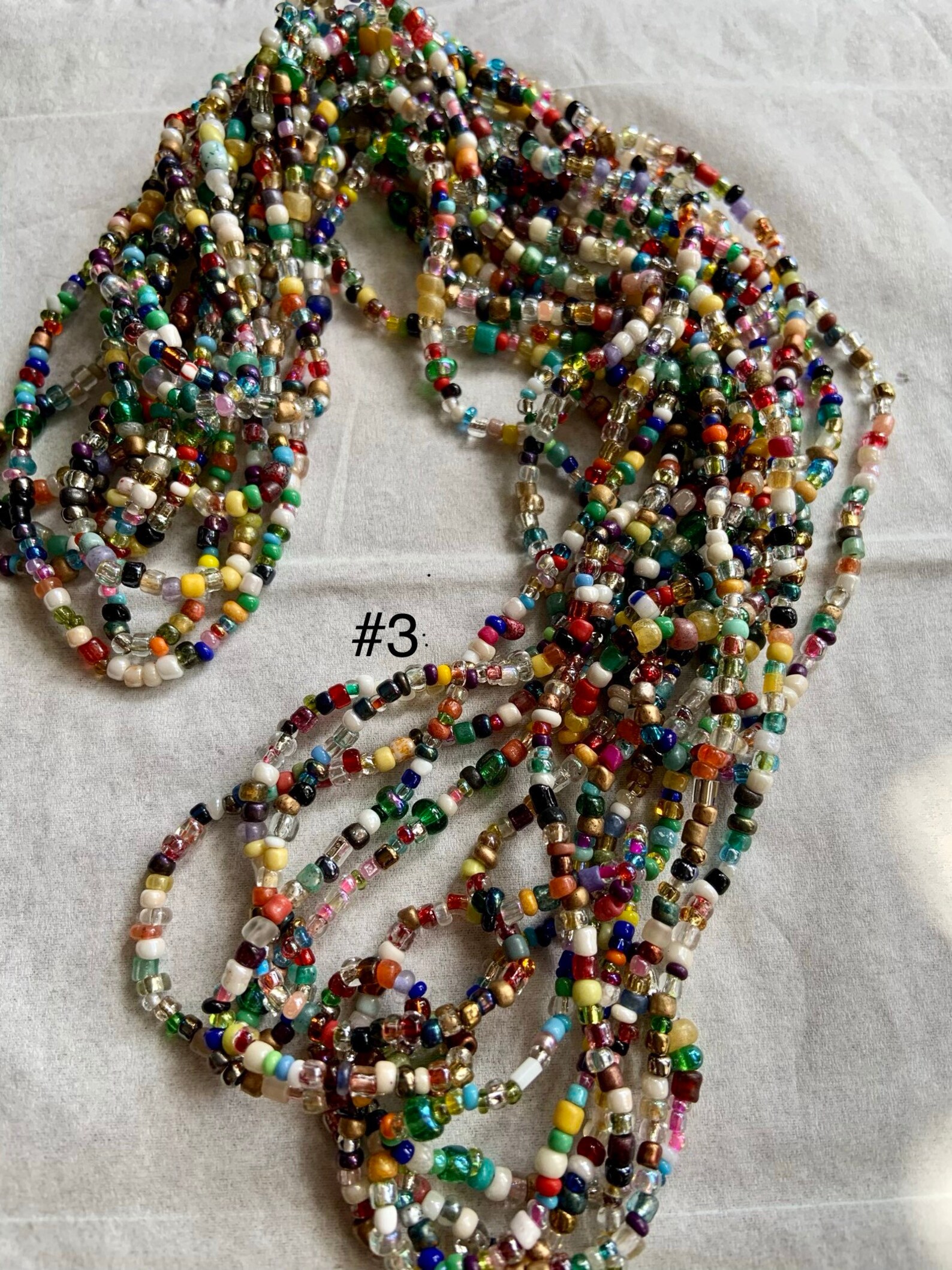200 inches plus strand of Hippy Beads/Love Beads/Boho Etsy