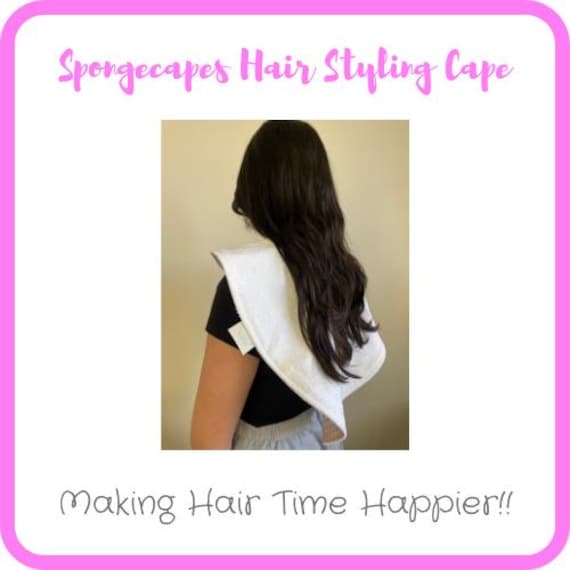 Spongecape Neck Towels for Wet Hair - Making Hair Time Happier