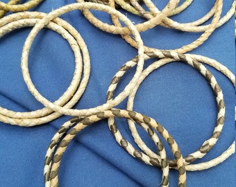 Lauhala bangle bracelets