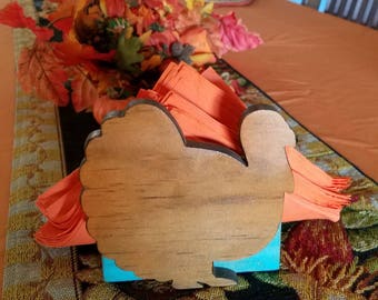 Napkin Holder Holiday Thanksgiving Turkey