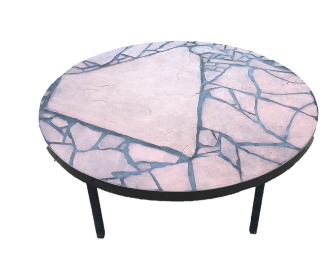 Wkpaccenttables Wkpaccenttables, Blue Leaf Glass Top Coffee Table