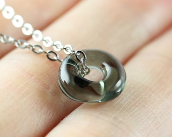Organic Circle mini Pendant grey