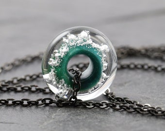 Ash Jewelry Memorial Jewelry Pearl Borosilicate Glass Ashes - Memorial to deceased pet - Urn - Glass