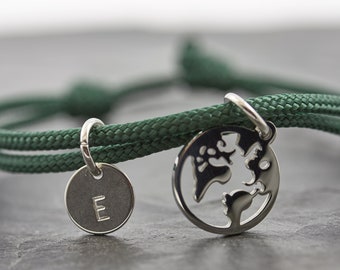 Robust ribbon made of sailing rope with a letter of your choice