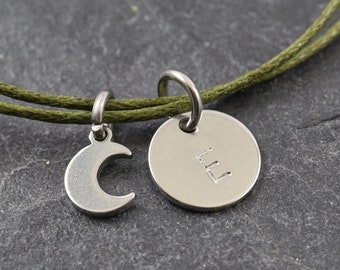 Personalized Moon Bracelet Stainless Steel – Gift for Women – Jewelry with Engraving – Gift Idea for Birthday or Anniversary