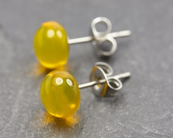 Stud Earrings Illuminating Yellow yellow - minimalist stud earrings