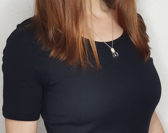 Wish Pendant Glass Ball personalized Necklace