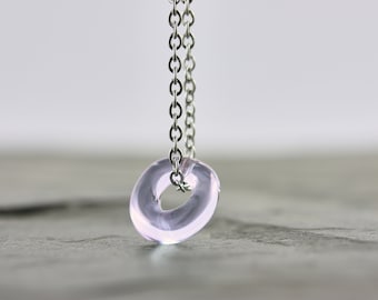 Organic Circle Pendant mini violet