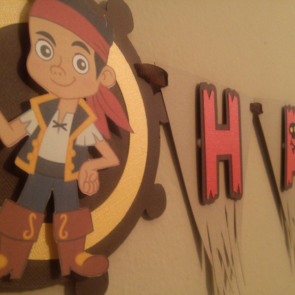 Jake and the Neverland Pirates Birthday Banner