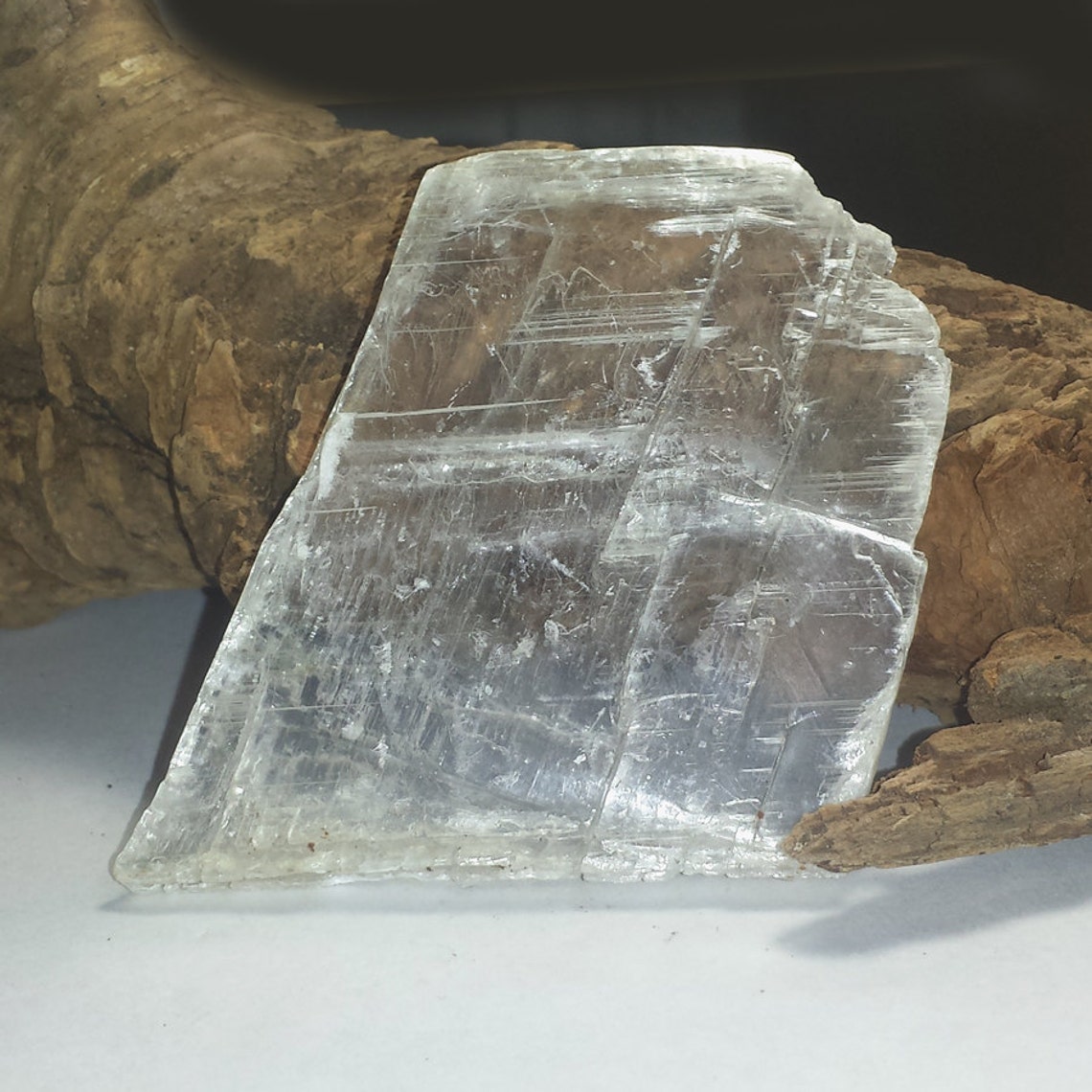 Natural GYPSUM / Clear Gypsum Crystal Rough / Display Mineral Etsy