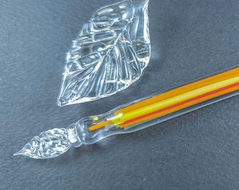 Dip Pen mit Galaxie, Stiftkissen und Fläschchen mit Tinte, Dip Pen mit Galaxy, Kalligraphie Stift