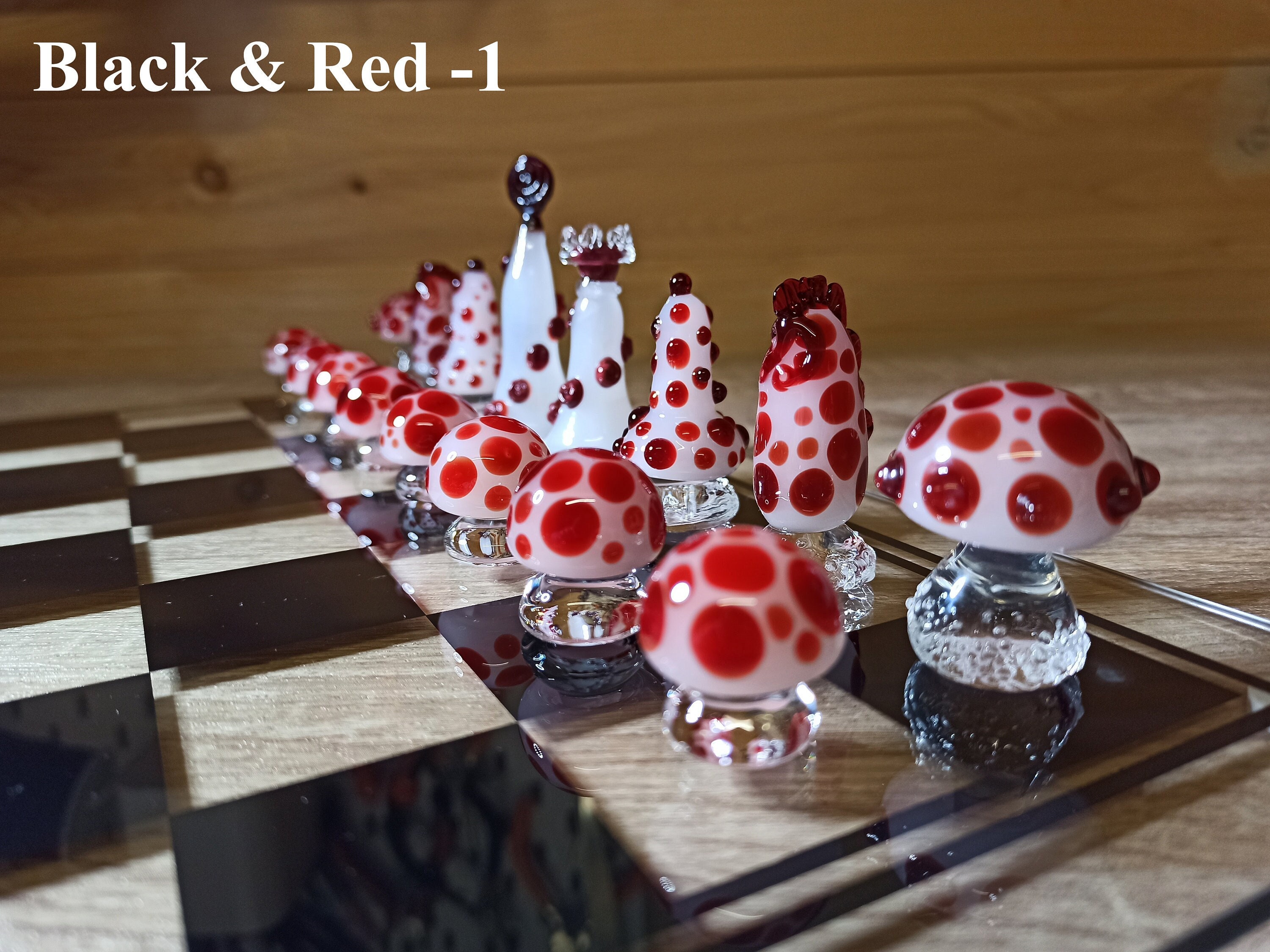 Jeu D'échecs En Verre – Échiquier 25x25cm, Décoratif, Neuf, Stratégie