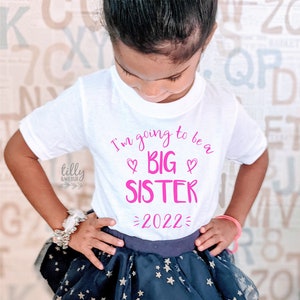 Big Sister T-Shirt, Big Sister Announcement, Promoted to Big Sister TShirt, Pregnancy Announcement Shirt, I'm Going To Be A Big Sister Shirt