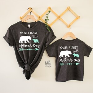 Our First Mother&#39;s Day 2025 Mummy And Daughter Matching Set, Mother&#39;s Day Gift, Mother Daughter Matching Outfits, 1st Mother&#39;s Day 2025 Gift