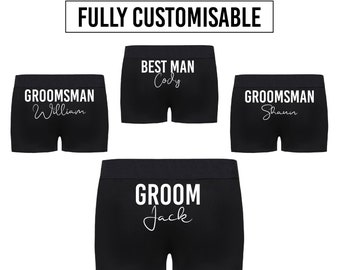 Wedding Undies, Groom Briefs, Best Man Briefs, Groomsman Briefs, Personalised Wedding Day Underwear, Quality Garments (NOT Target Kmart etc)