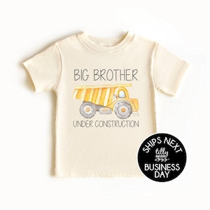 Big Brother T-Shirt, gefördert zum Big Brother Shirt, Big Brother im Bau Shirt, ich werde ein Big Brother Shirt, Ankündigung