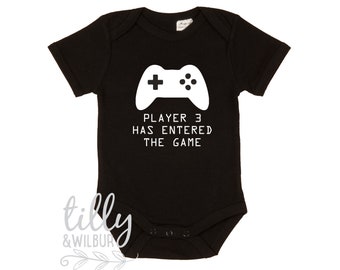 Player 3 Has Entered The Game, Player 1 Player 2, Father Son Matching Shirts, Matching Dad Baby, Gamers Father's Day Gift, Gamer Gift, Xbox