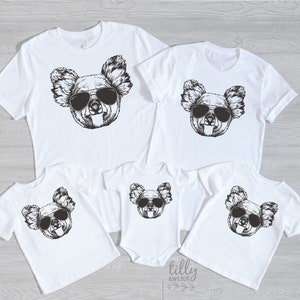 Koala In Sunglasses Matching Family T-Shirts, Australian Gift, Koala Gift, Aussie Overseas Gift, Overseas Gift, Koala , Koala T-Shirt