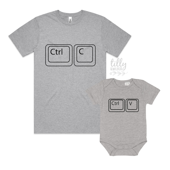 Copy Ctrl C & Paste Ctrl V T Shirt Family Gift Matching Set Copy Ctrl C & Paste Ctrl V T Shirt Family Gift Matching Set