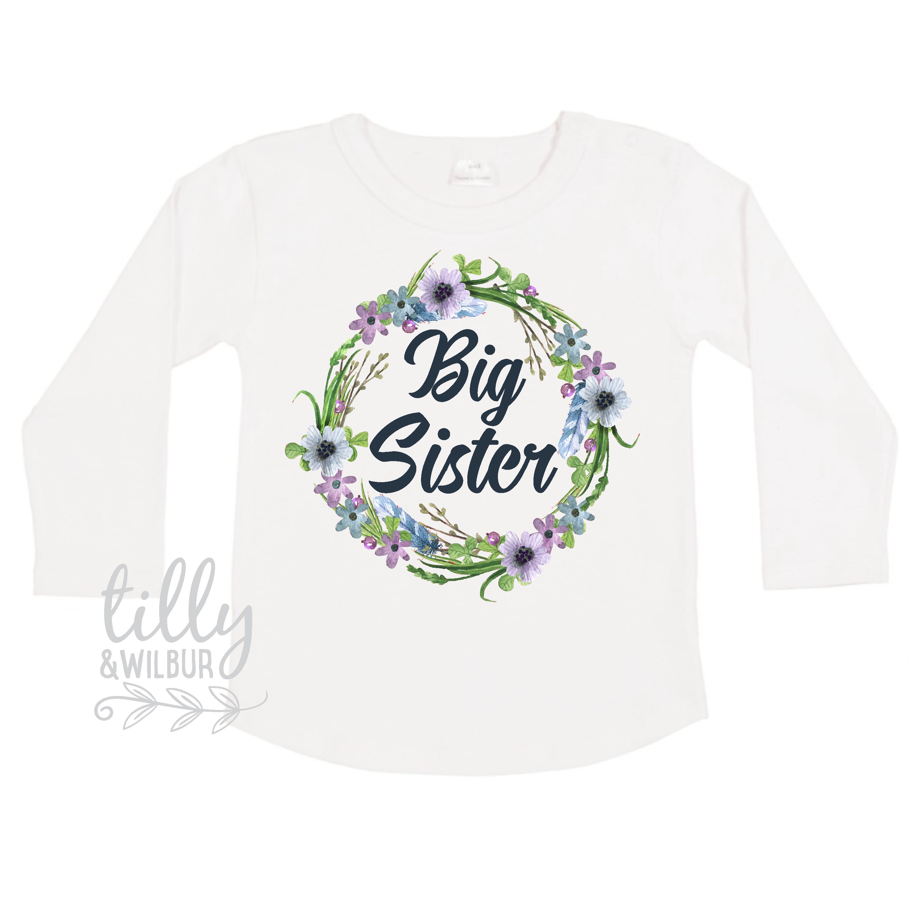 Big Sister to Be Shirt - Big Sister T-Shirt Girls - Sibling main image 0