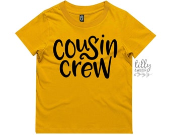Cousin T-Shirt, Cousin Crew T-Shirt, Matching Cousin T-Shirts, Cousins For Life, Cousin Tribe, Cousin Squad, Pregnancy Announcement T-Shirts