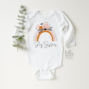 Big Sister Bodysuit, Big Sister Announcement, Big Sister Gift, Pregnancy Announcement Romper, I&#39;m Going To Be A Big Sister Announcement Tee