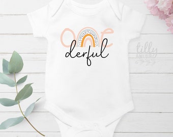 One Birthday Bodysuit, 1st Birthday Bodysuit, Onederful s®, First Birthday , 1st Birthday Outfit, Birthday Girl, Onederful Shirt