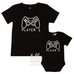 Player 1 Player 2 Matching Set, New Baby Brother Set, Big Brother Little Brother Set, Sibling Set, I'm Going To Be A Big Brother, Gaming Set