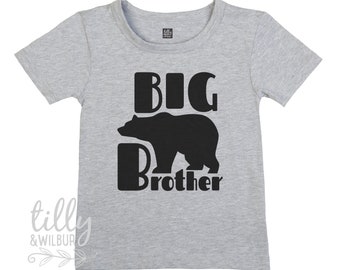 Big Brother Bear T-Shirt, Big Brother T-Shirt, I'm Going To Be A Big Brother, Pregnancy Announcement Shirt, Brother Gift, Brother Bear Gift