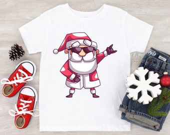 Christmas T-Shirt For Boys, Santa T-Shirt, Boy's Christmas Gift, Cool Dude, Heavy Metal Santa, Hard Rock Santa, Boys Christmas Shirt, Unisex