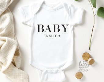 Personalised Baby Bodysuit For New Arrivals, Baby Gift, Newborn Gift, Personalised Baby Gift, Personalised Gift, Personalised Baby Clothes