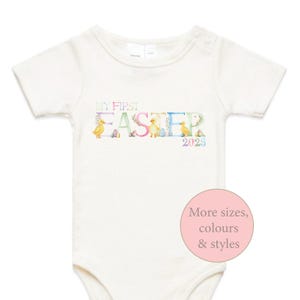 My First Easter 2025 Baby Bodysuit, First Easter Baby Bodysuit, Newborn Easter Gift, 1st Easter Outfit, Baby&#39;s 1st Easter, Easter Ducklings